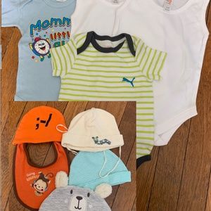 Baby Boy 9-Piece Set, 3-6 mos